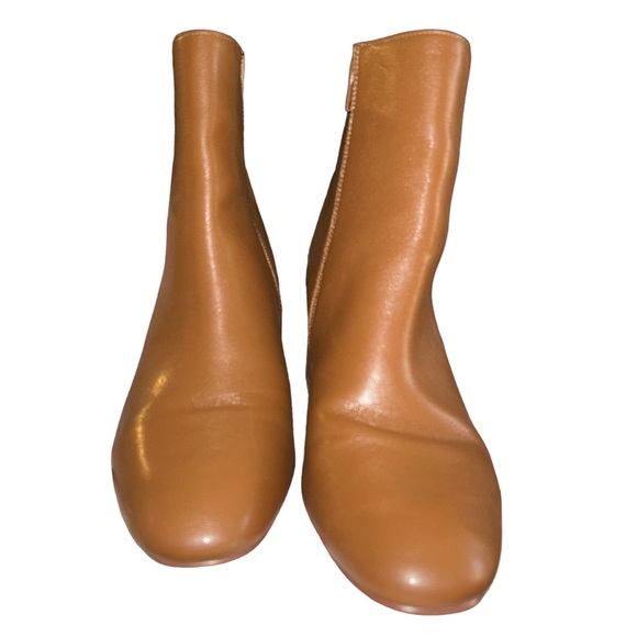 Chinese Laundry Women's Davinna Tan Leather Softy Kid Ankle Boots Size 9 - Picture 3 of 16